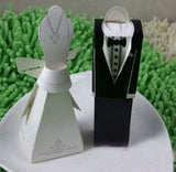 Kate Aspen Bride and Groom Bomboniere Favor Wedding Gift  Box & Name Card Holder