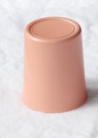Champagne Peach Glass Jar Holder for Votive or Tea Light Candle - Wedding Event Decor