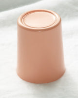 Champagne Peach Glass Jar Holder for Votive or Tea Light Candle - Wedding Event Decor