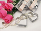 Love heart cookie cutters boxed wedding bomboniere couple favour 2 pcs set