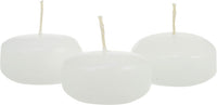 20 Pack of 8cm Large Floating White Wax Candles Wedding or Event Table decoration idea