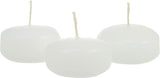 20 Pack of 8cm Large Floating White Wax Candles Wedding or Event Table decoration idea