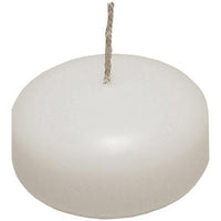 20 Pack of 8cm Large Floating White Wax Candles Wedding or Event Table decoration idea