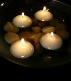 20 Pack of 6cm Floating Ivory Wax Candles Wedding or Event Table decoration idea