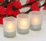 Frosted Glass Tealight Votive Candle Holder - 6.5cm Tall