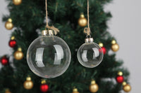 8cm Glass memory Bauble - Table Centrepiece decoration - Add personal touch