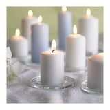 Mixed Pack Pillar candles 8cm to 17cm high - wedding table centrepiece design idea