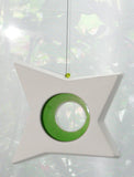 Hanging Candle Holder- Star - Outdoor/Indoor - Green