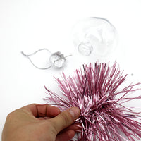 8cm Heart Glass Memory Bauble - Table Wedding Valentines Loved One Centrepiece decoration - Add personal touch