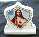 The Milano Collection Sacred Heart Christ Porcelain Ornament Figurine Gift
