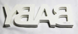 White Baby Nursery Sign Plaque Plate with Diamantes - Newborn Gift or Homeware