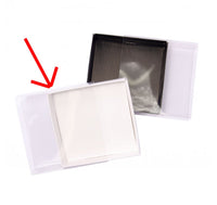 Square Invitation Presentation Gift Box - 10*10*4cm deep - White with Clear Lid - Retail Product Show case