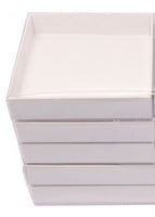 White Hamper Product Presentation Gift Box - 25x17x5cm deep - White with Clear Lid - Retail Product Show case