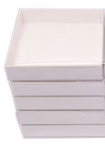 White Hamper Product Presentation Gift Box - 25x17x5cm deep - White with Clear Lid - Retail Product Show case