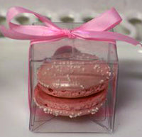 Clear Plastic 7cm Squared Cube Gift Box - Cup Cake Box