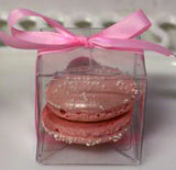 Clear Plastic 6cm Square Cube Gift Box - Wedding Bomboniere Box