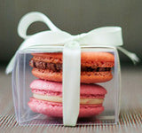 Clear Plastic 9cm Cube Gift Box - Large wedding Bomboniere Box - Cup Cake Holder