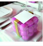 Clear Plastic 15cm Cube LARGE Box - Corporate Attendee Gift Product Box