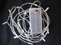 Battery LED Lights - Plain String no decorations - Warm White Bulb
