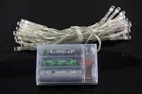 Battery LED Lights - Plain String no decorations - Warm White Bulb