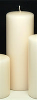 Ivory Wax 8cm high Pillar Candleabra Candle - 15 hour+ burn time