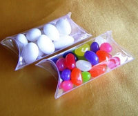 Clear Plastic PVC Long Rectangle Pillow Gift Box - Bomboniere