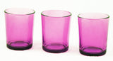 Pink Shot Glass Tealight Votive  Candle Holder - Small 6.5cm