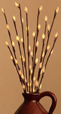 LED lights on branch stems - battery powered table centrepiece fairy lights - Medium