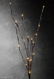 LED lights on branch stems - battery powered table centrepiece fairy lights - Medium