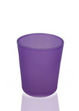 Purple Violet Glass Holder for Votive or TeaLight Candle - Party Table