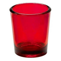 Rainbow 6 Shot Glass Tealight Holder Pack - Mardis Gras Wedding Event