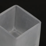 Square Frosted Glass Tea Light Candle Holder - 5cm cube
