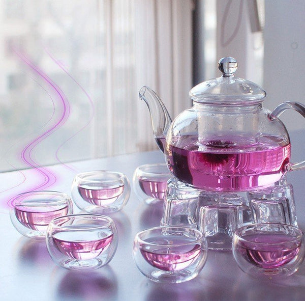 Gongfu Glass Tea Set Chinese Tea Ceremony - Aromatherapy Spa Massage Centre Home or Gift