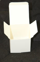 White 5cm Cube Gift Box - Wedding Anniversary Christening Favor
