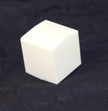 White 5cm Cube Gift Box - Wedding Anniversary Christening Favor