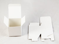 White 5cm Cube Gift Box - Wedding Anniversary Christening Favor