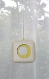 Hanging Candle Holder- Cube - Outdoor/Indoor - Yellow