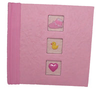 Newborn Baby Shower Girl Pink - 100 Sleeves Photo Album