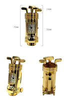 Desk Top Gold Clock in a Golf Club Bag - Presentation Gift, fathers day xmas birthday present