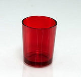 Ruby Red Shot Glass Tealight Votive  Candle Holder - Small 6.5cm