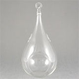 12cm Tear Drop Hanging Glass Tealight Candle Holder- Outdoor or Indoor - Event Decoration