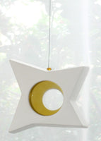 Hanging Candle Holder- Star - Outdoor/Indoor - Yellow