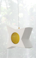Hanging Candle Holder- Star - Outdoor/Indoor - Yellow