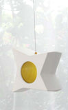 Hanging Candle Holder- Star - Outdoor/Indoor - Yellow