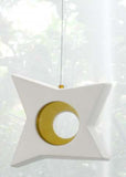 Hanging Candle Holder- Star - Outdoor/Indoor - Yellow